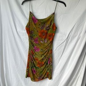 Minidress floral print wild fable